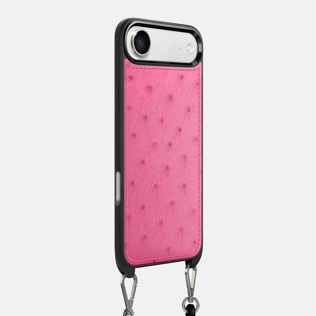 Crossbody Sport Case For iPhone 17 Air In Ostrich -2 | Pink