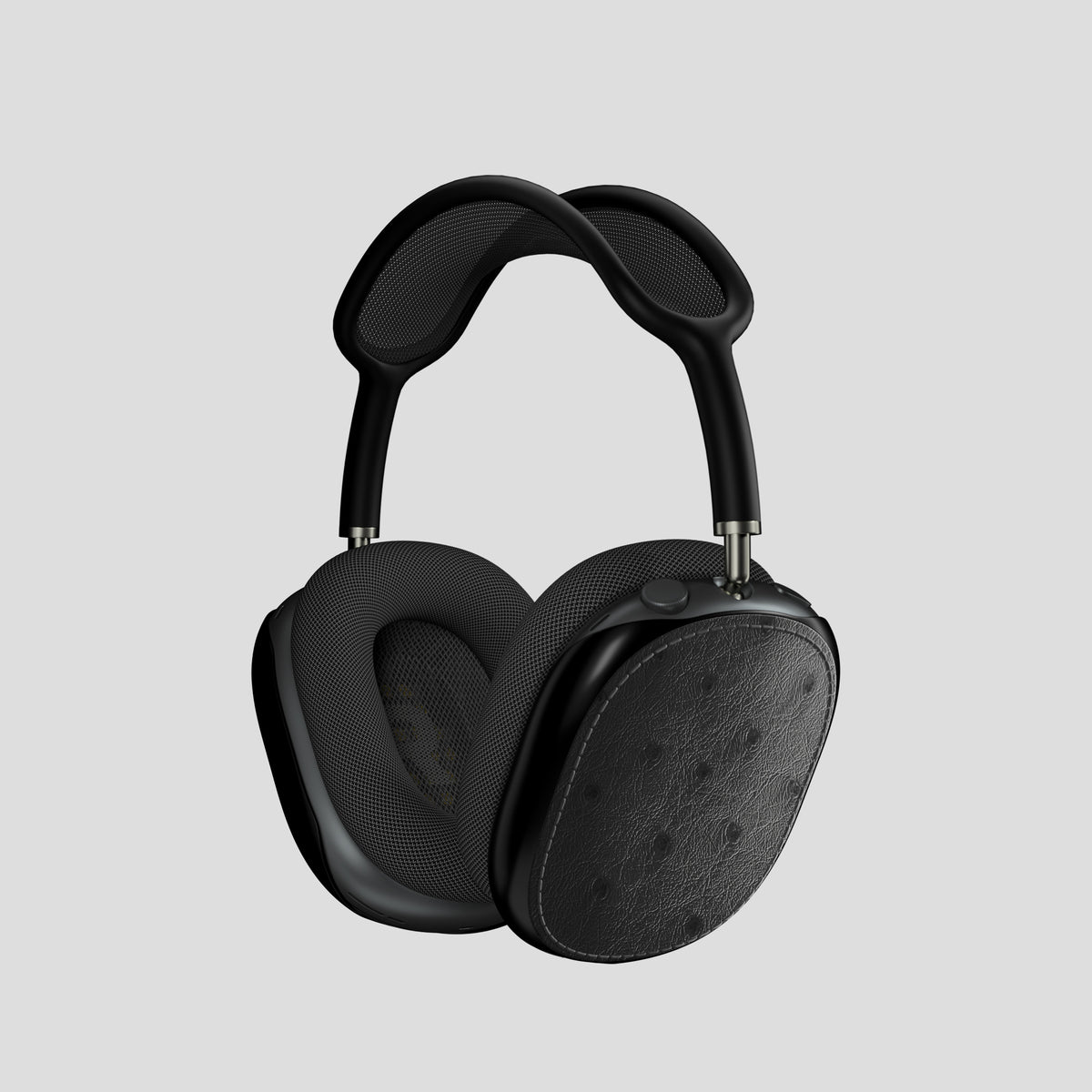 Shells For AirPods Max In Ostrich -1 | Black