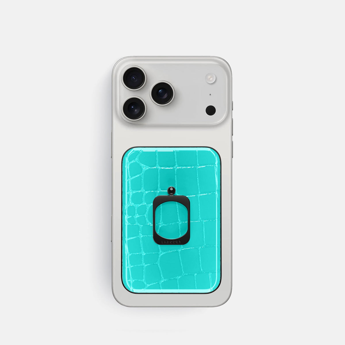 MagSafe Ring For iPhone 18 Pro In Shiny Alligator -2 | Mint-Black