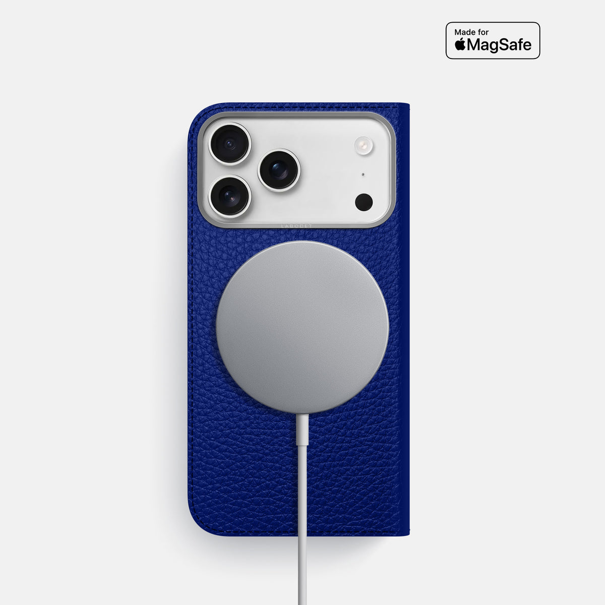 Folio Case For iPhone 17 Pro In Calf -3 | Royal-Blue-Steel