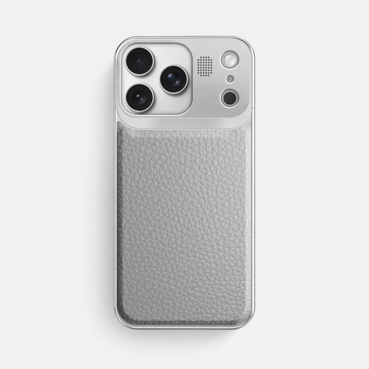 Metal Case For iPhone 17 Pro Max In Calf -1 | Nuage-Steel