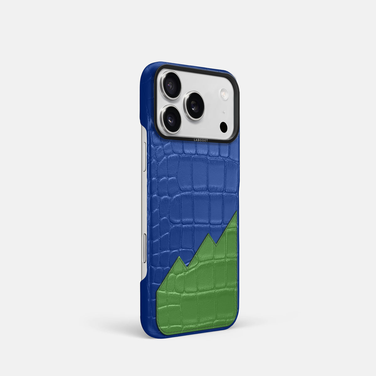 Classic Case With UpOnly For iPhone 17 Pro In Alligator -2 | Royal-Blue-Black