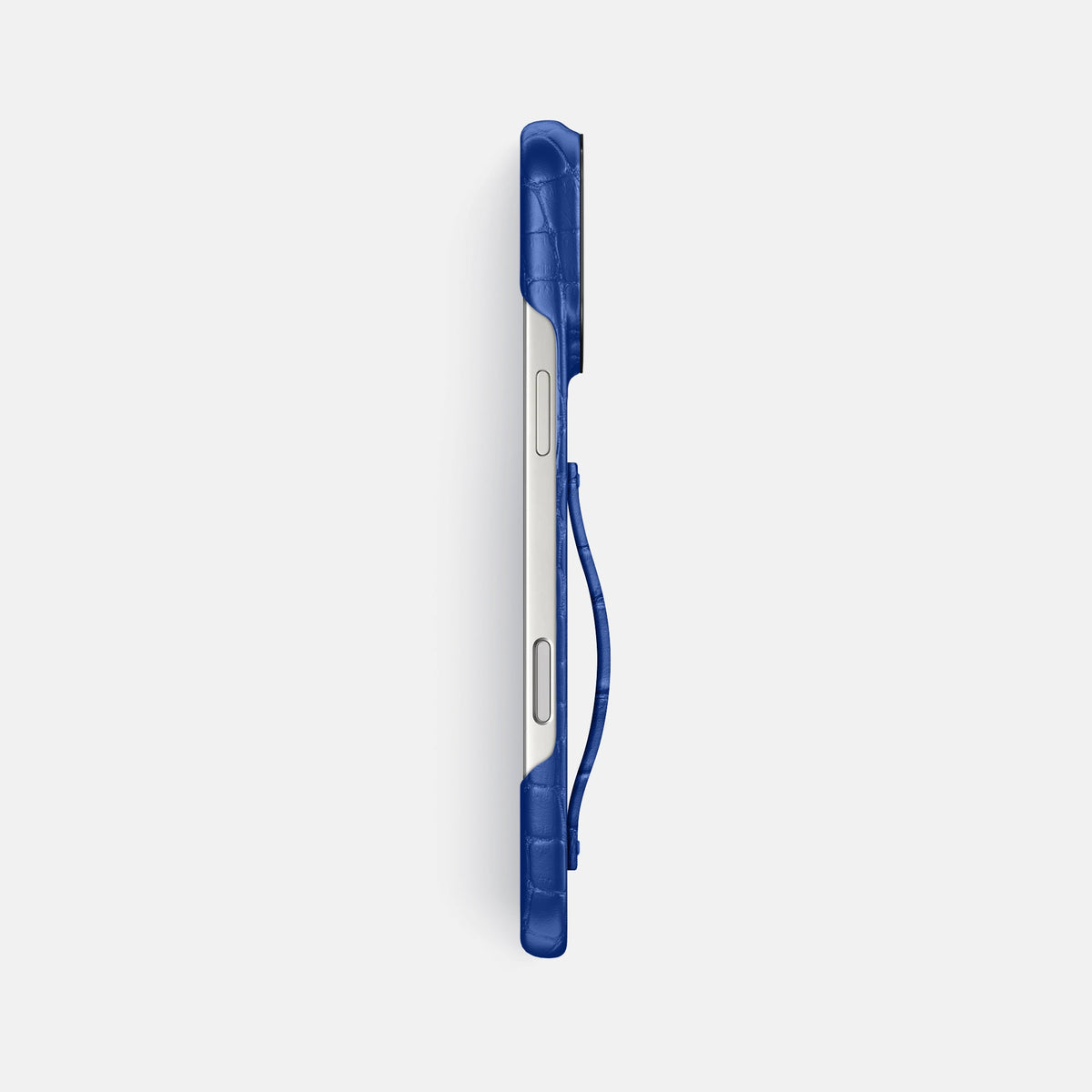 Finger Case For iPhone 18 Pro Max In Alligator -3 | Royal-Blue-Black