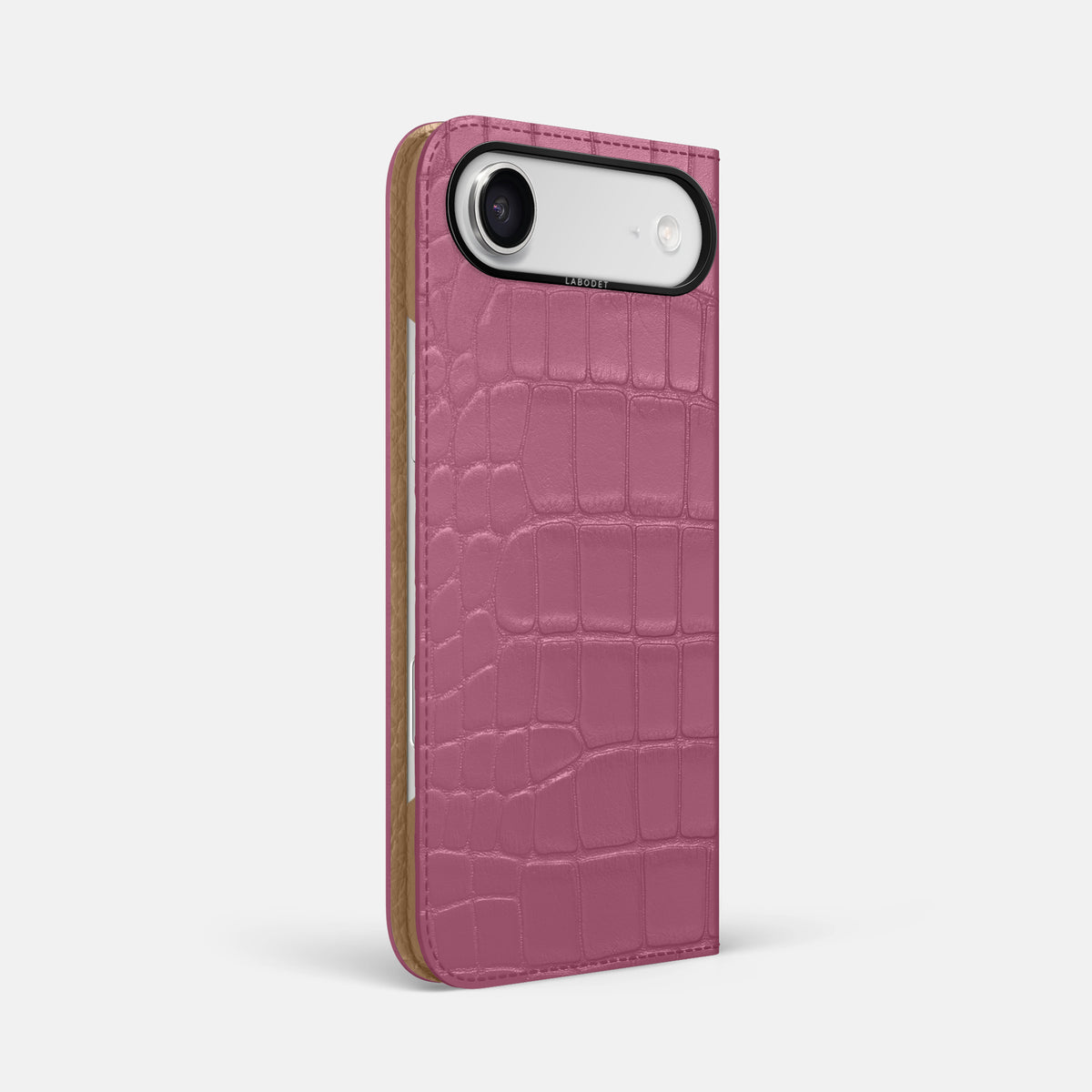 Folio Case For iPhone 17 Air In Alligator -1 | Pink-Lagoon-Black