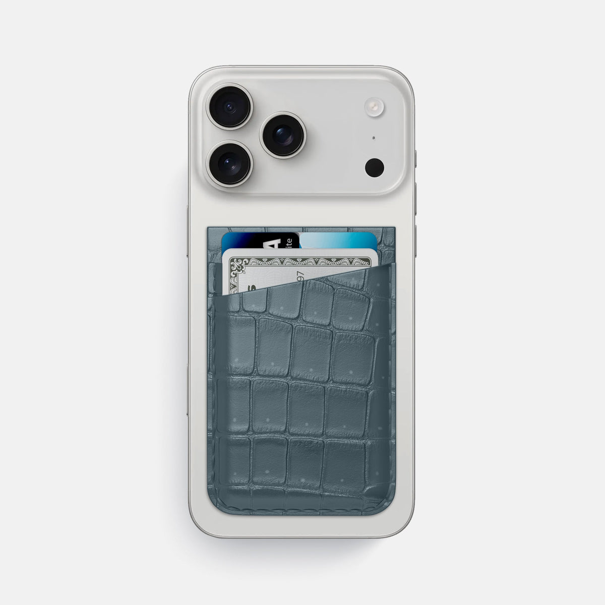 MagSafe Wallet For iPhone 17 Pro Max In Porosus Crocodile