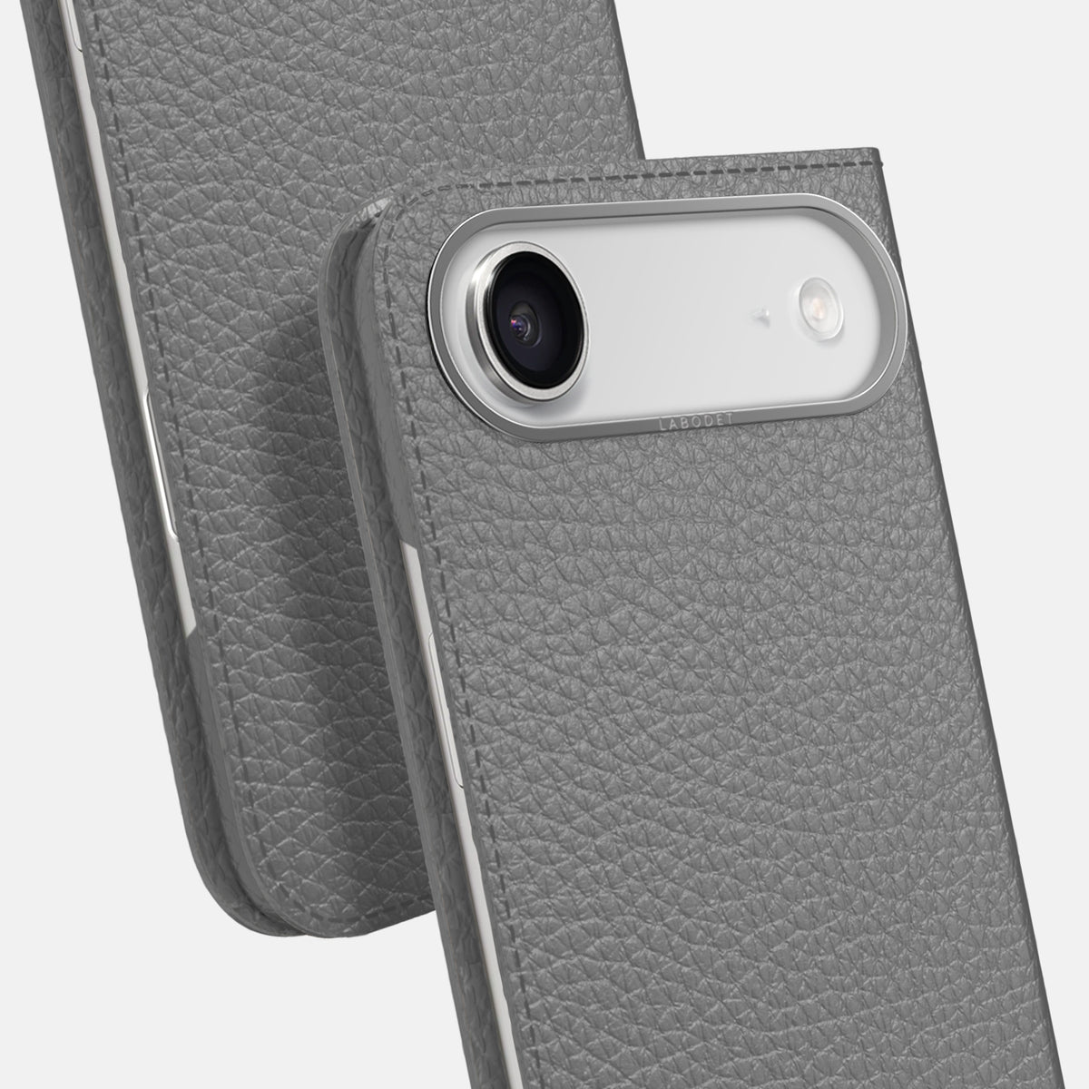 Folio Case For iPhone 17 Air In Calf -5 | Souris-Steel