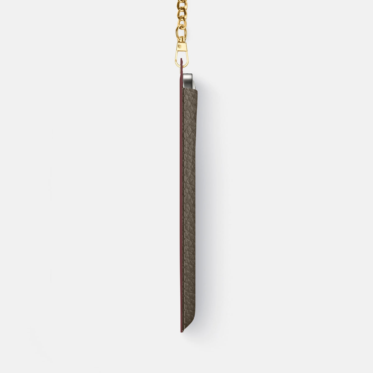 Crossbody Bag For iPhone 18 Pro Max In Calf -4 | Taupe-Gold