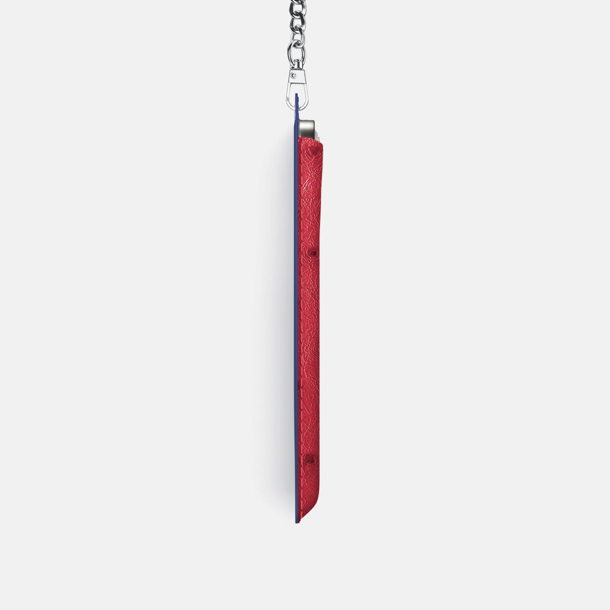 Crossbody Bag For iPhone 18 Pro In Ostrich -4 | Red-Steel
