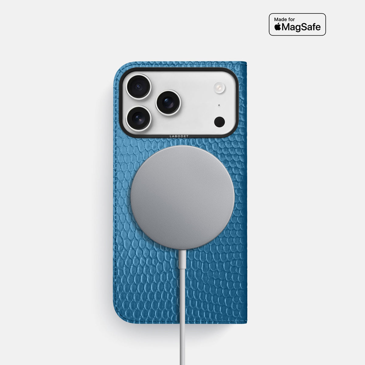 Folio Case For iPhone 18 Pro In Lizard -3 | Blue-Black