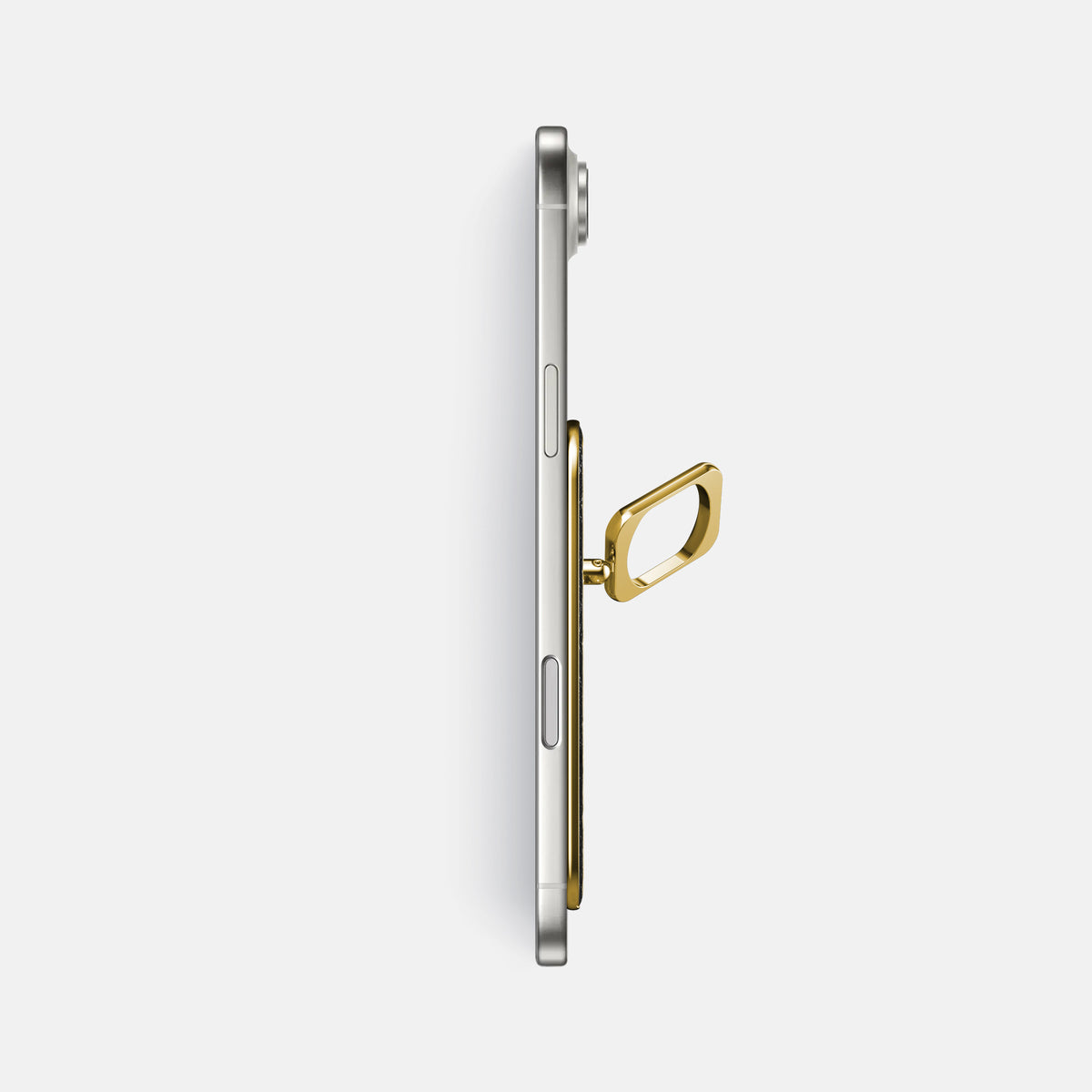 MagSafe Ring For iPhone 17 Air In Ostrich -3 | Black-Gold