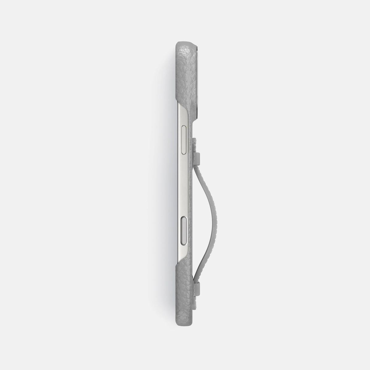 Center Handle For iPhone 18 Pro Max In Calf -2 | Nuage-Steel