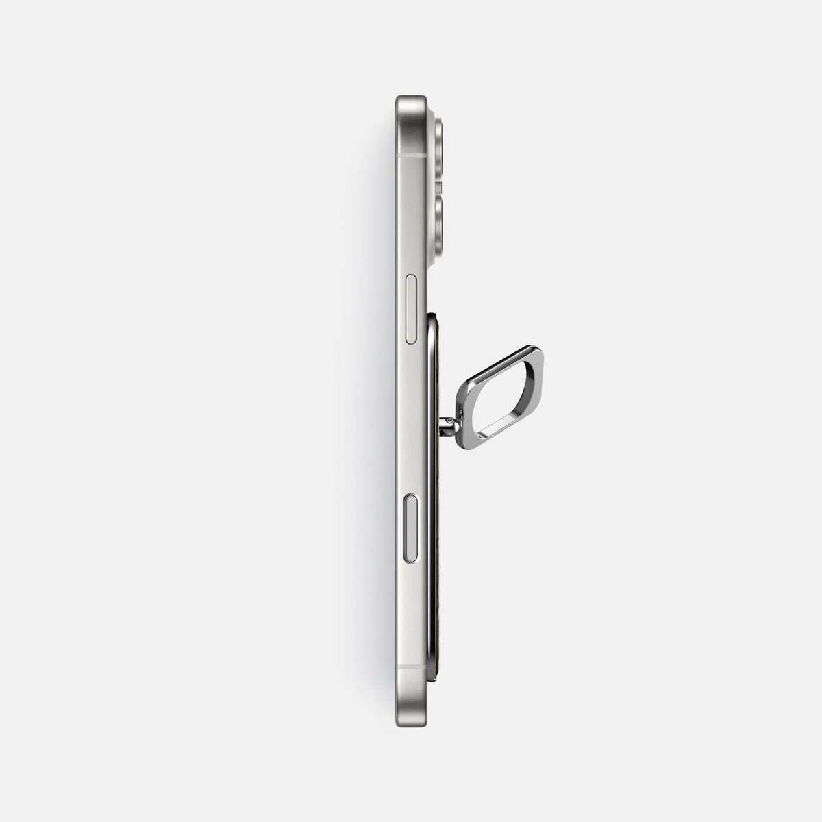 MagSafe Ring For iPhone 18 Pro Max In Porosus Crocodile -3 | Bronze-Steel