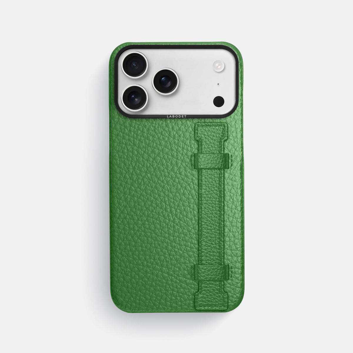 Handle Case For iPhone 18 Pro Max In Calf -1 | Herb-Black