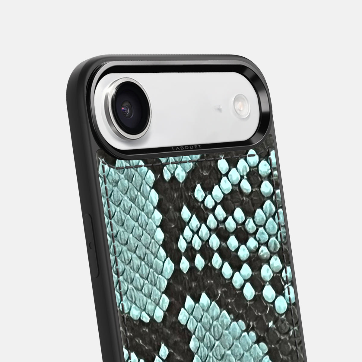 Sport Case For iPhone 17 Air In Deluxe Python -6 | Blue-Lagoon