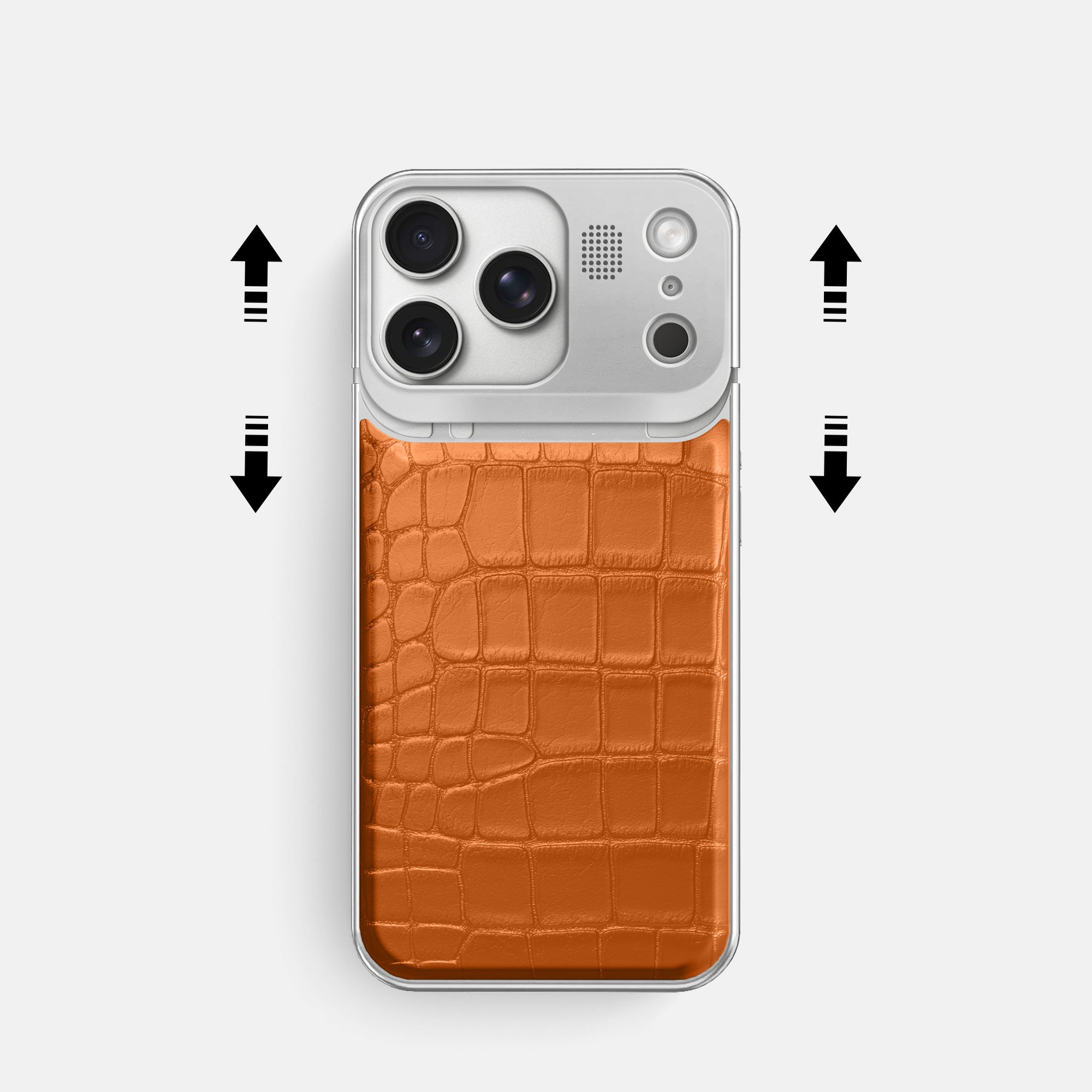 Metal Case For iPhone 17 Pro In Alligator · Labodet