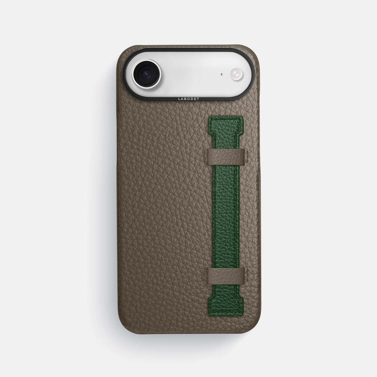 Handle Case Coloré For iPhone 17 Air In Calf -1 | Taupe-Black