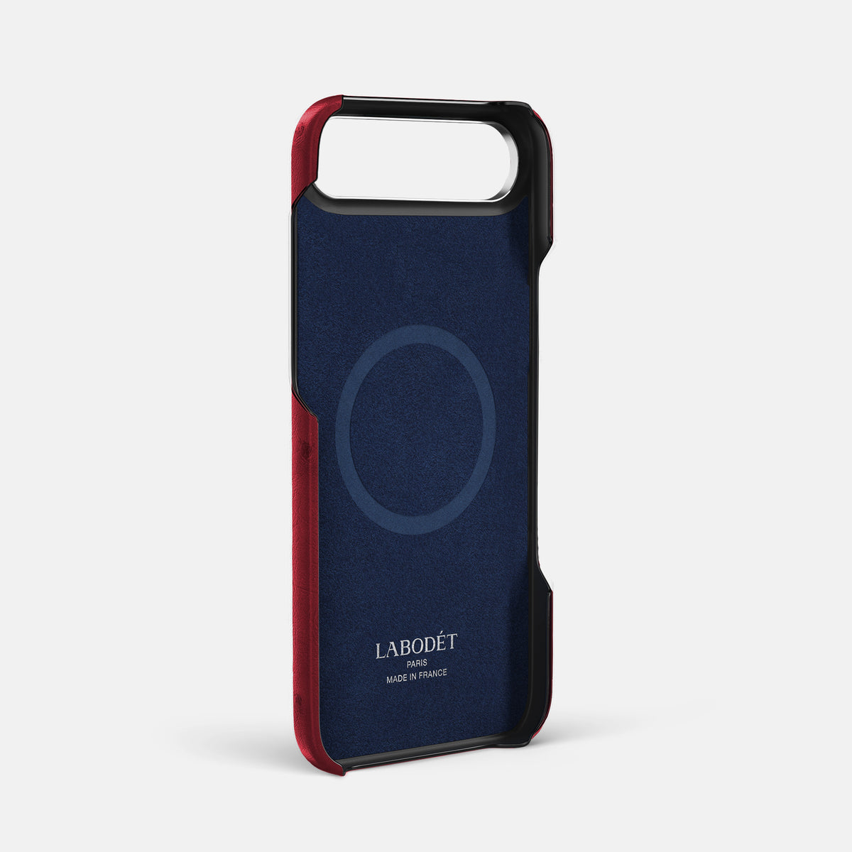 Handle Case For iPhone 17 Air In Ostrich -4 | Red-Steel