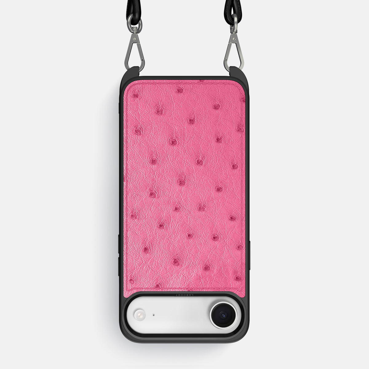 Crossbody Sport Case For iPhone 17 Air In Ostrich -1 | Pink