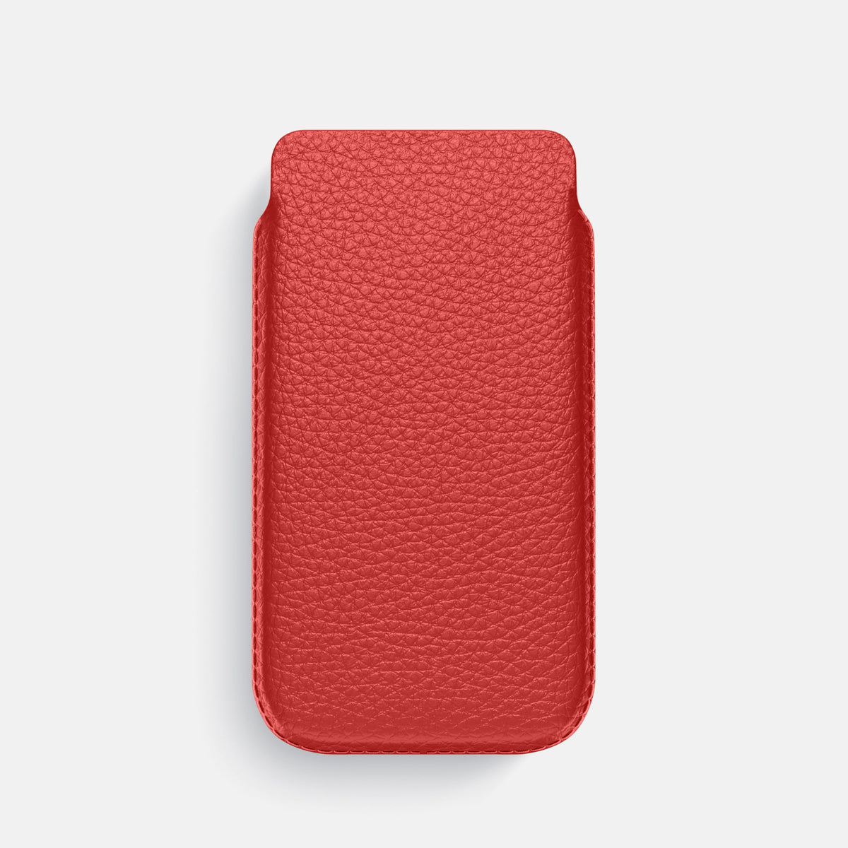 Pouch Case For iPhone 18 Pro In Calf -1 | Red