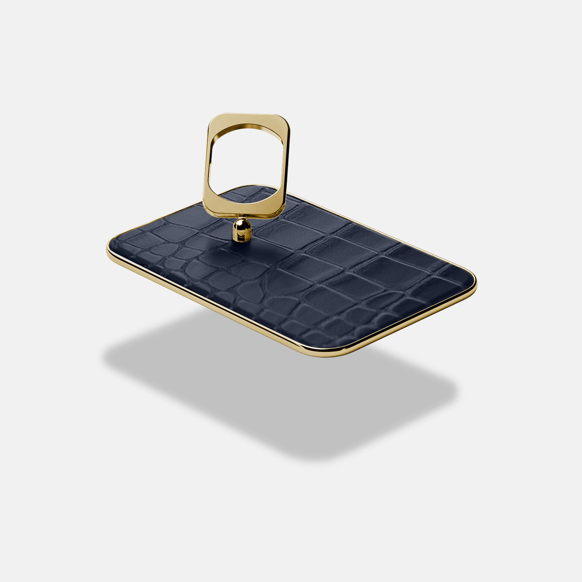 MagSafe Ring For iPhone 17 Air In Alligator -4 | Navy-Blue-Gold