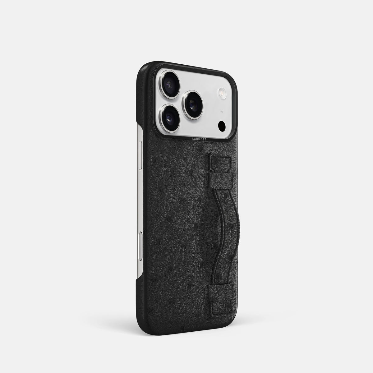 Handle Case For iPhone 17 Pro In Ostrich -2 | Black-Black