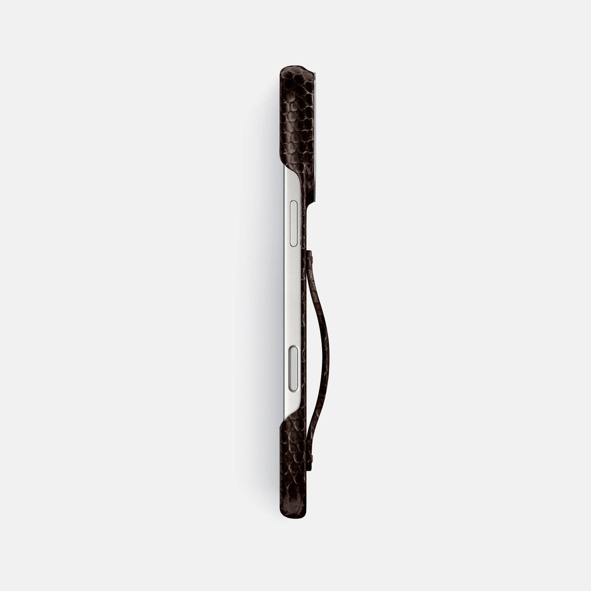 Finger Case For iPhone 17 Pro Max In Lizard -3 | Brown-Steel