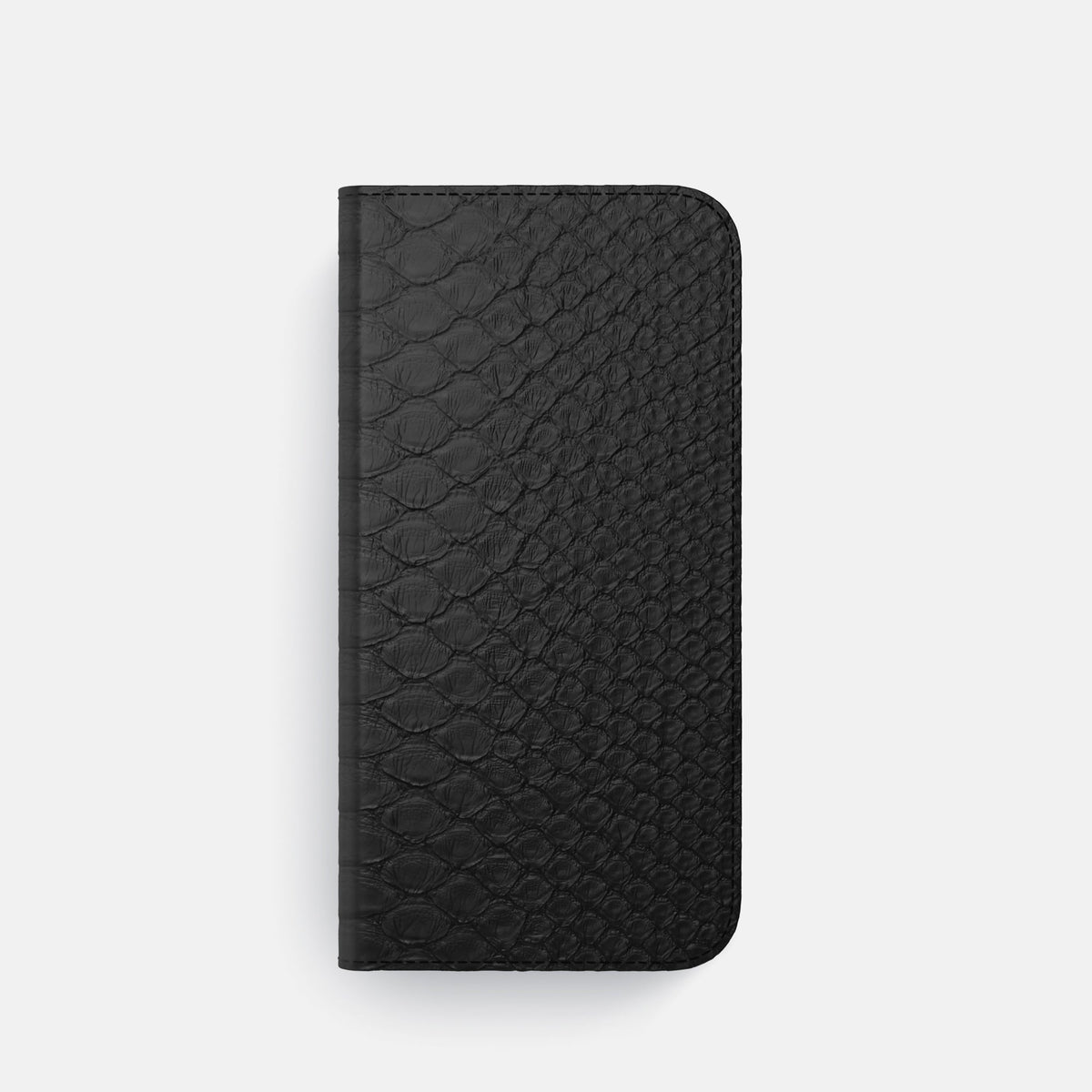 Folio Case For iPhone 18 Pro In Python -4 | Black-Steel