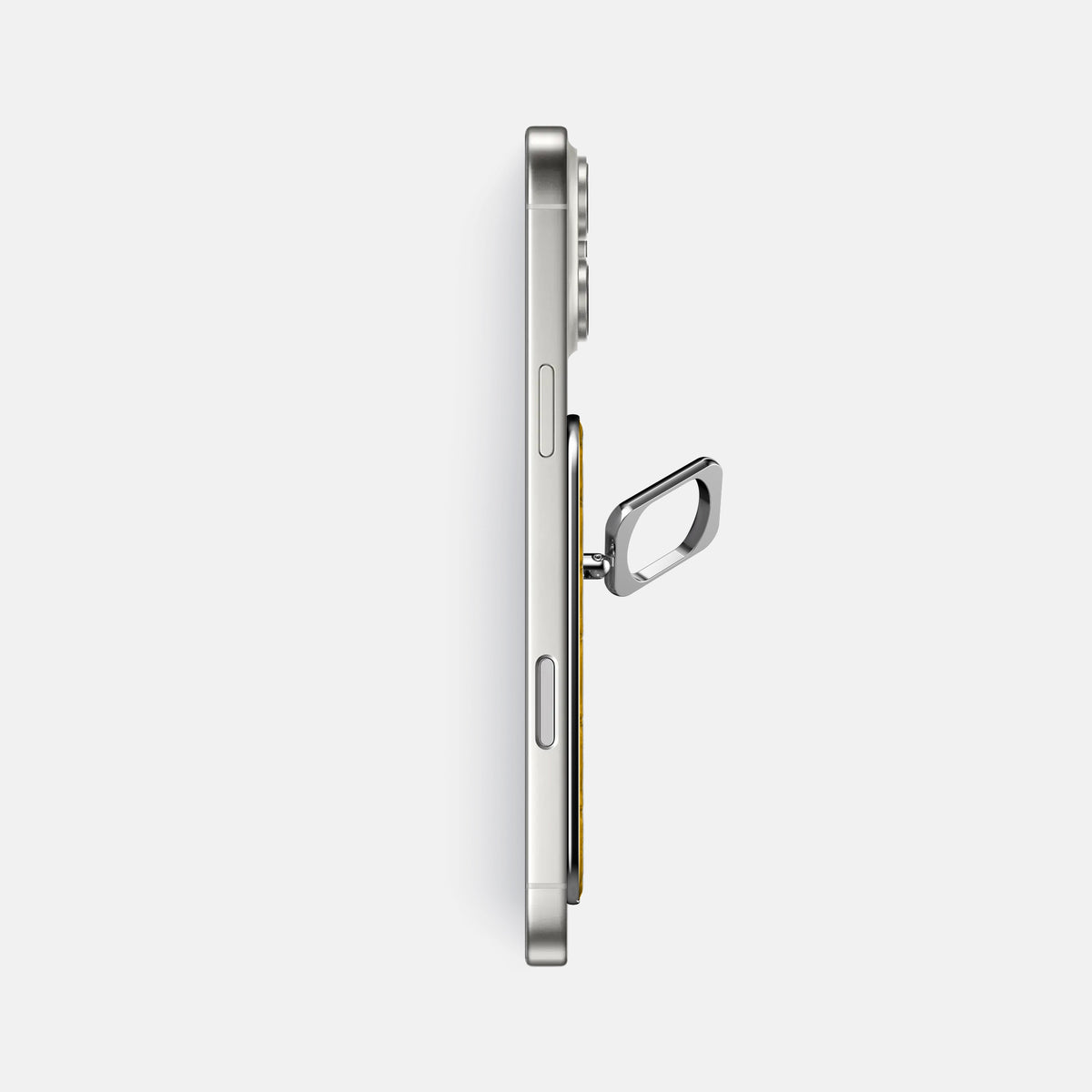 MagSafe Ring For iPhone 17 Pro Max In Alligator -3 | Yellow-Steel