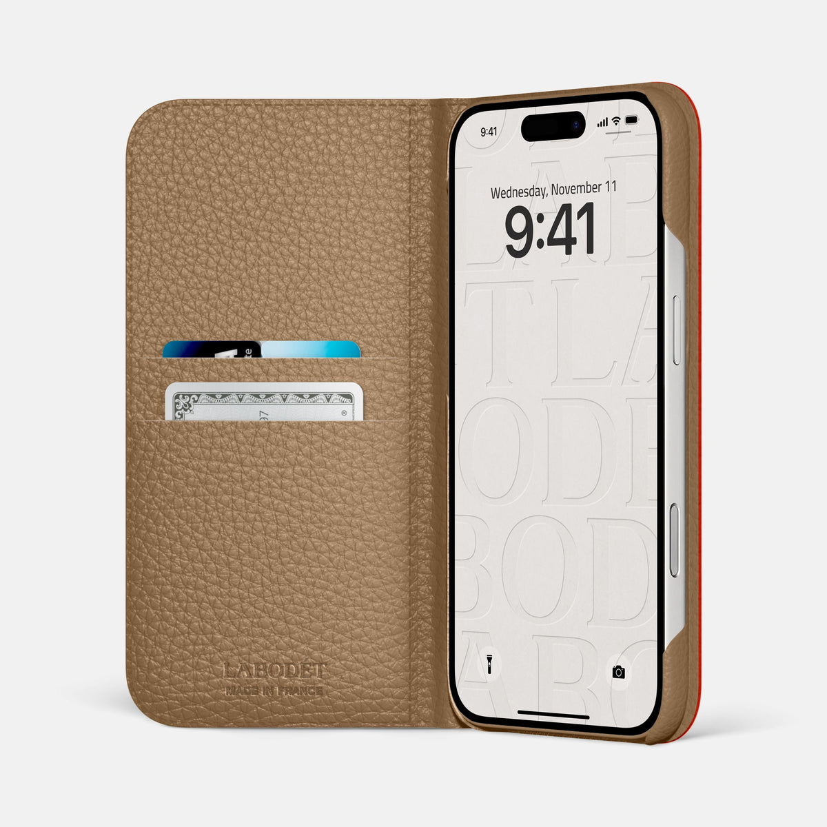 Folio Case For iPhone 18 Pro Max In Porosus Crocodile -2 | Rust-Steel