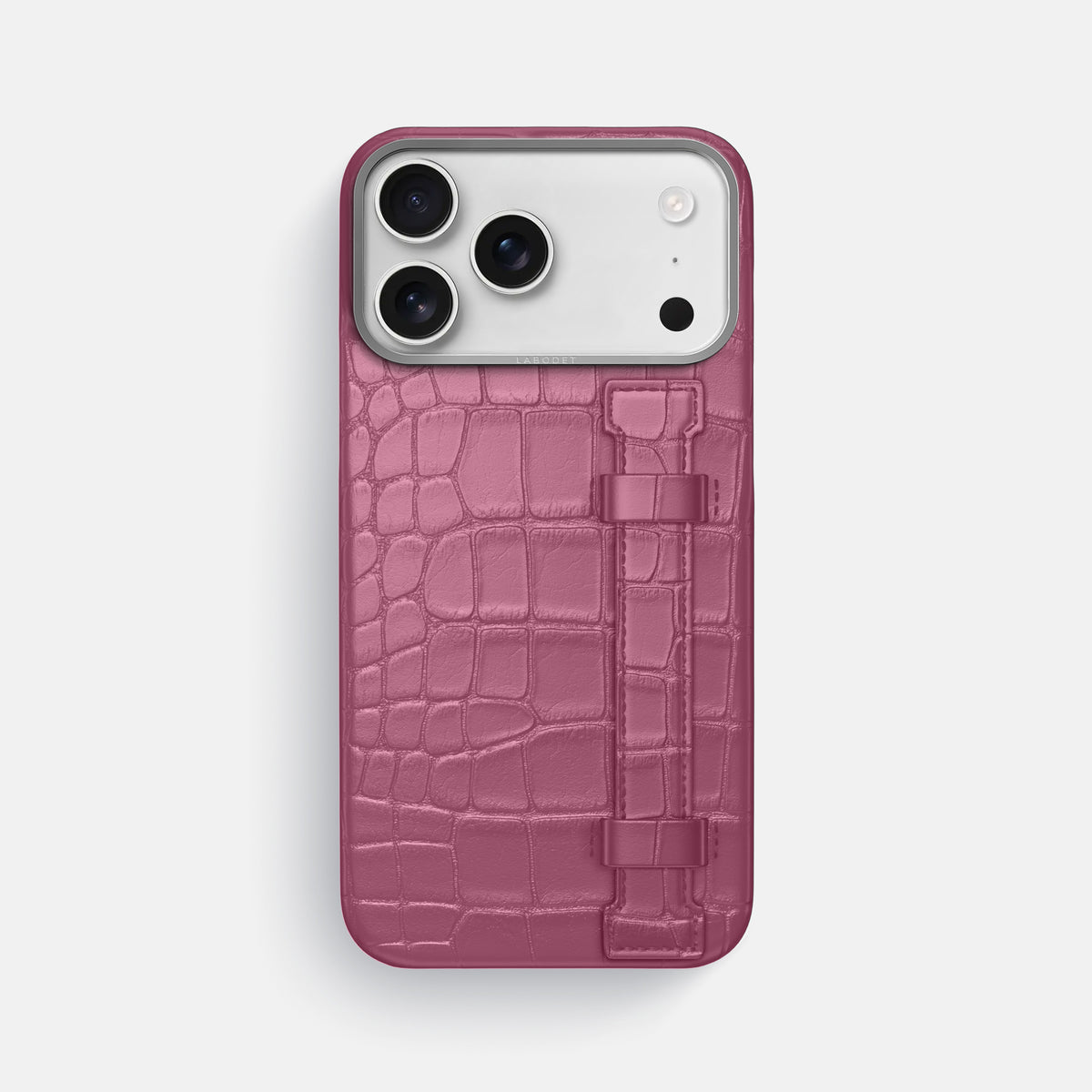 Handle Case For iPhone 17 Pro Max In Alligator -1 | Pink-Lagoon-Steel