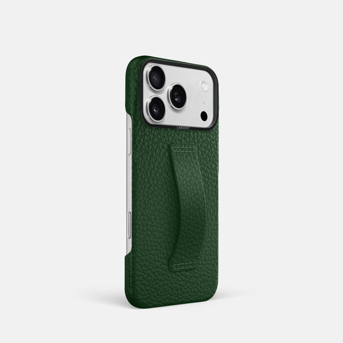 Finger Case For iPhone 17 Pro In Calf -2 | Dark-Green-Black