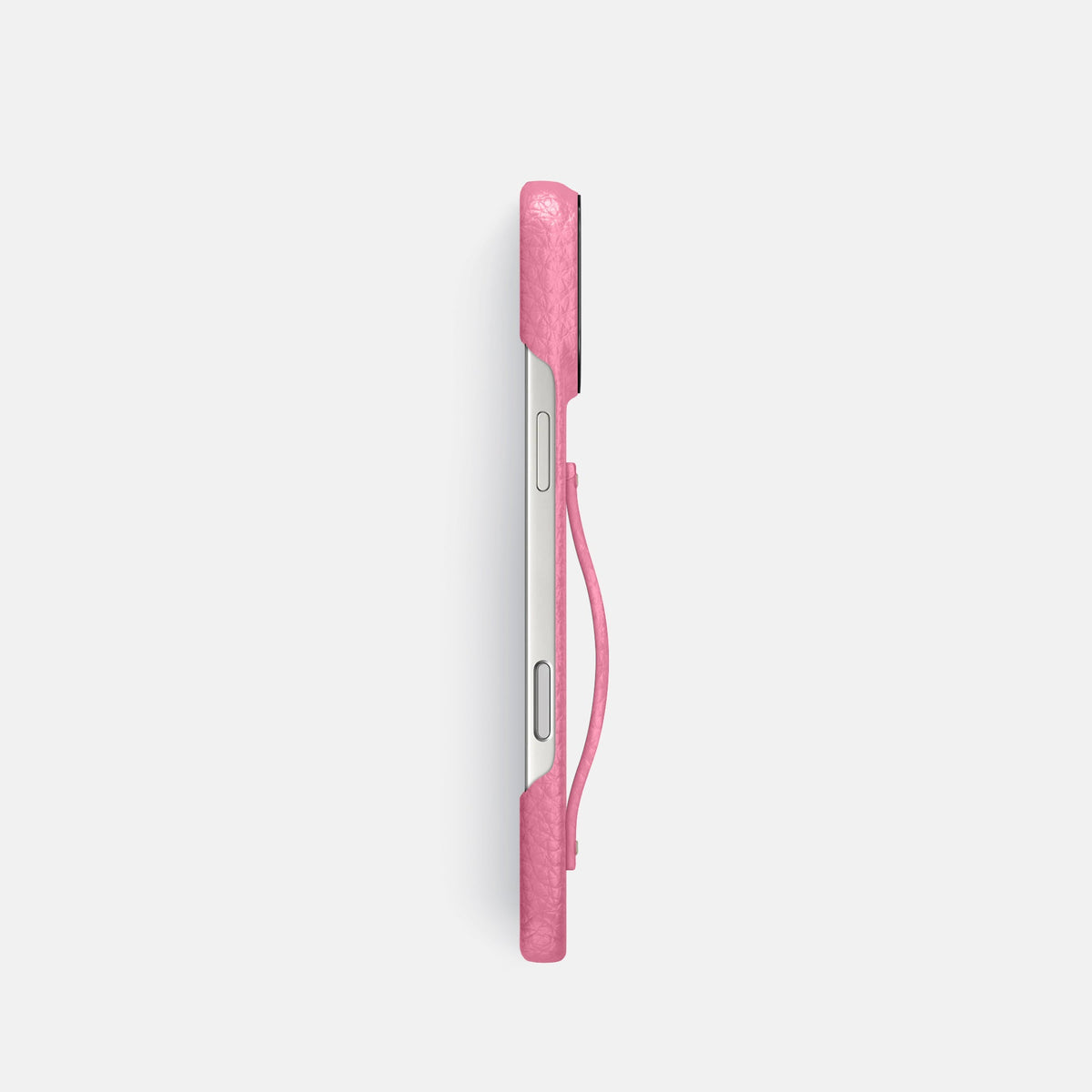 Finger Case For iPhone 18 Pro In Calf -3 | Pink-Black