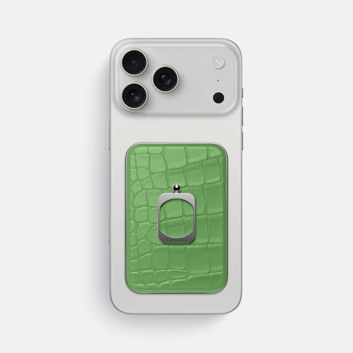 MagSafe Ring For iPhone 17 Pro Max In Alligator -1 | Apple-Green-Steel