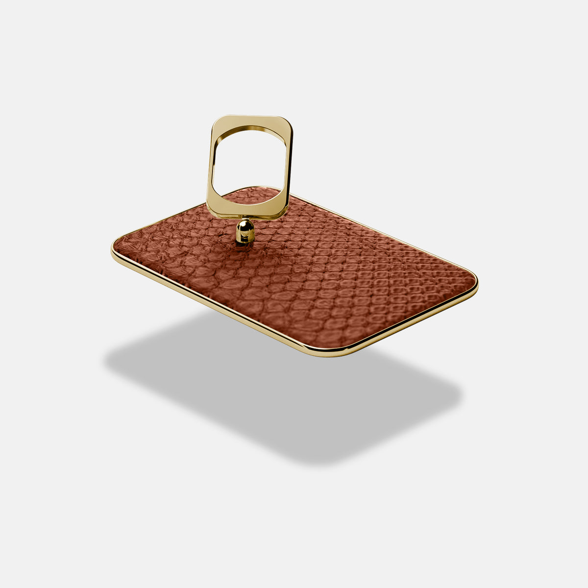 MagSafe Ring For iPhone 17 Pro Max In Python -4 | Medium-Brown-Gold