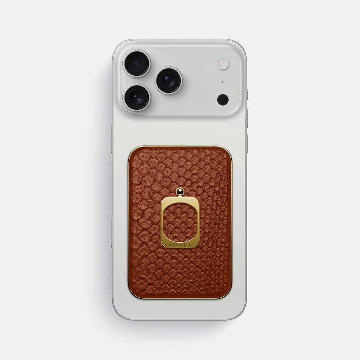 MagSafe Ring For iPhone 17 Pro Max In Python -2 | Medium-Brown-Gold
