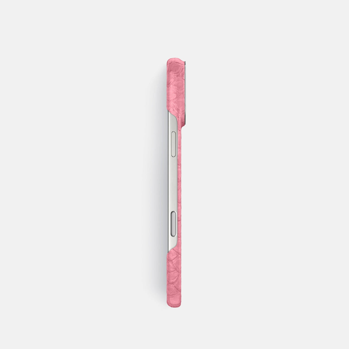 Classic Case For iPhone 18 Pro In Python -3 | Pink-Steel