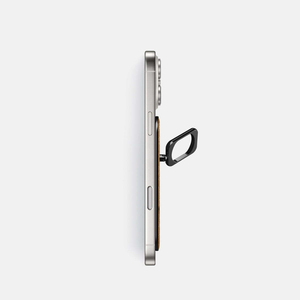 MagSafe Ring For iPhone 18 Pro In Ostrich -3 | Chestnut-Black