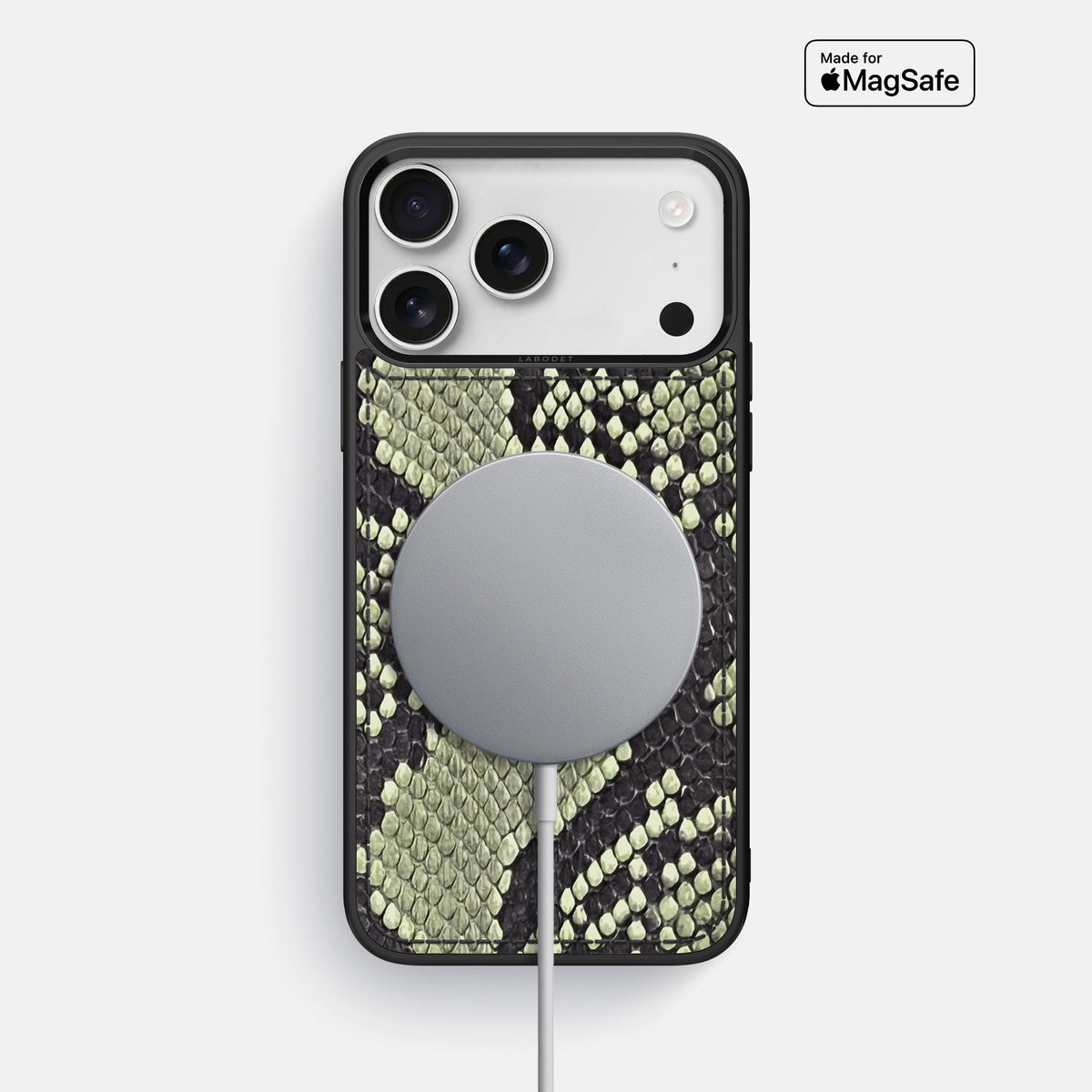 Sport Case For iPhone 18 Pro Max In Deluxe Python -5 | Army-Green