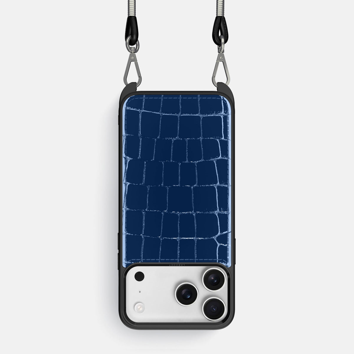 Crossbody Sport Case For iPhone 18 Pro In Shiny Alligator -1 | Mediterranean