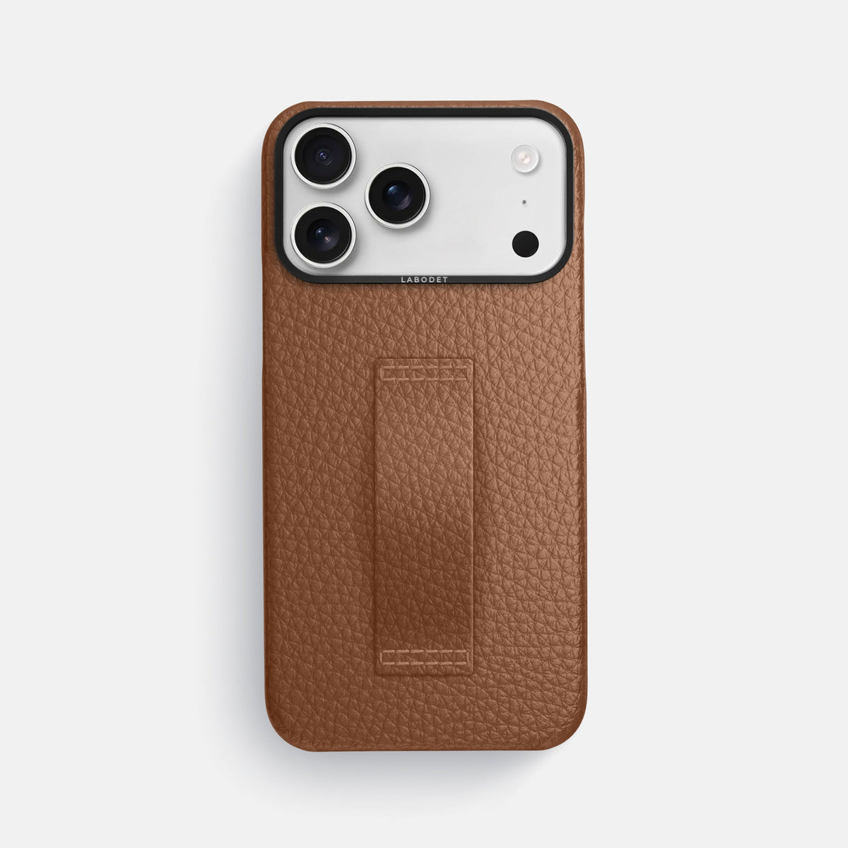Finger Case For iPhone 18 Pro Max In Calf -1 | Caramel-Black