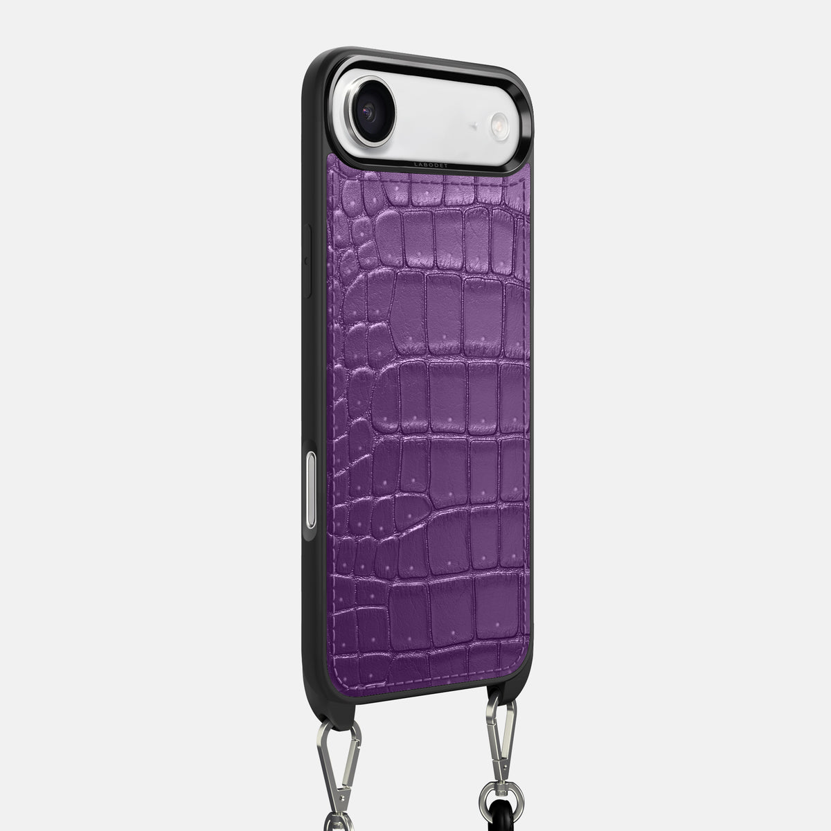 Crossbody Sport Case For iPhone 17 Air In Porosus Crocodile -2 | Purple