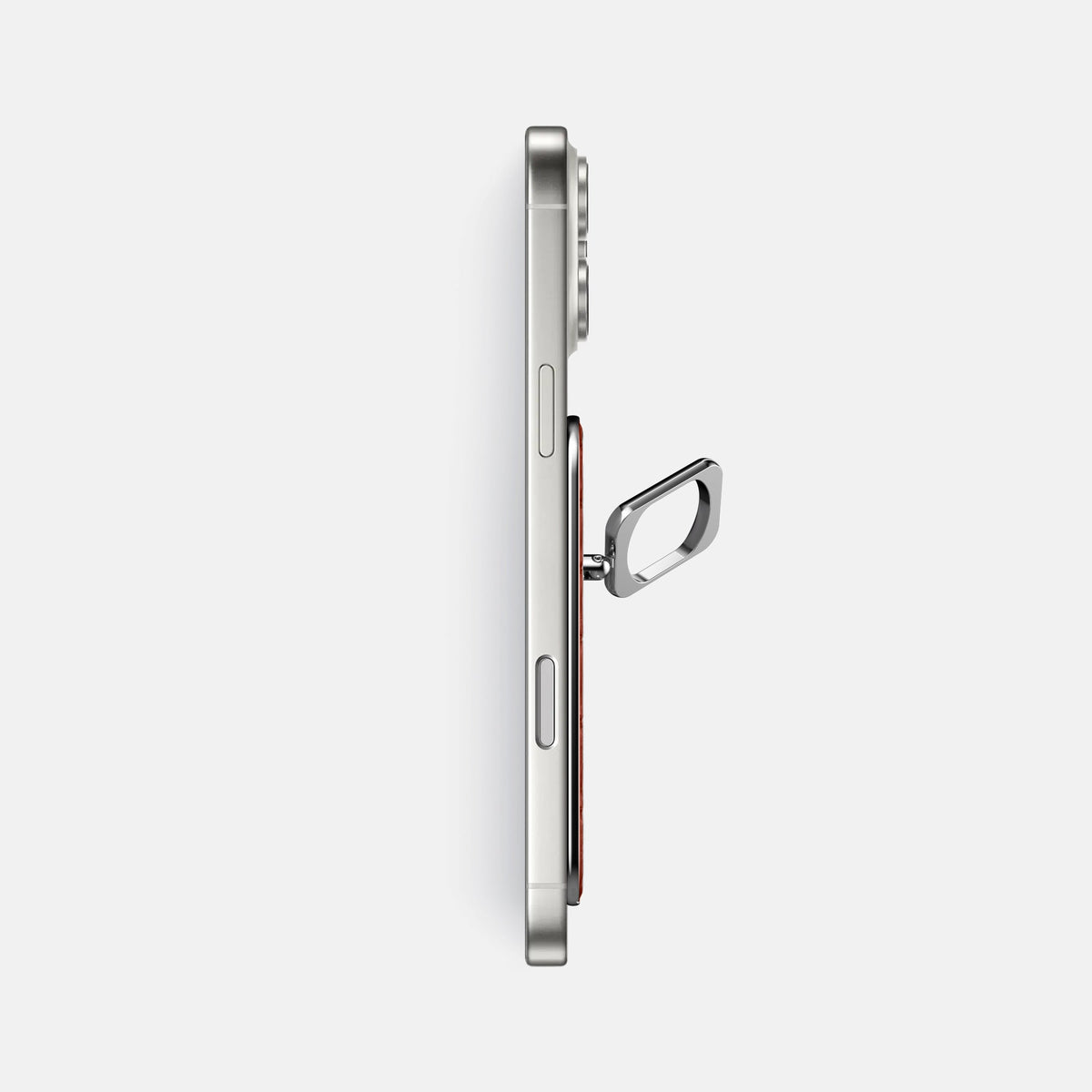 MagSafe Ring For iPhone 18 Pro Max In Porosus Crocodile -3 | Nuts-Steel