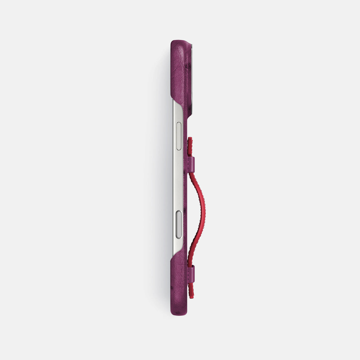 Handle Case Coloré For iPhone 17 Pro Max In Ostrich -3 | Purple-Steel