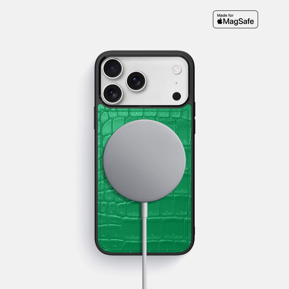 Sport Case For iPhone 18 Pro In Porosus Crocodile -5 | Cactus-Green