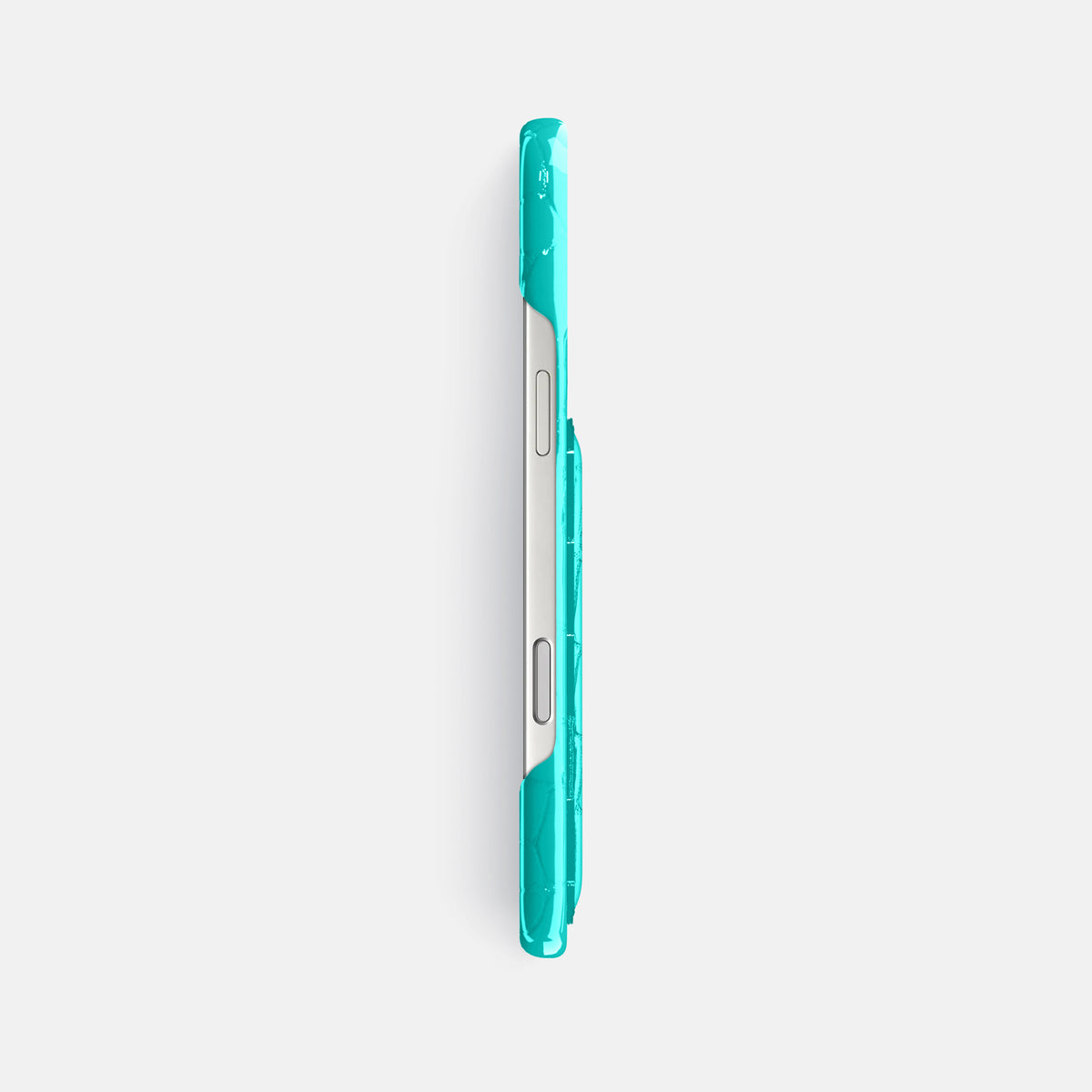 Slim Card Case For iPhone 17 Pro Max In Shiny Alligator -3 | Mint