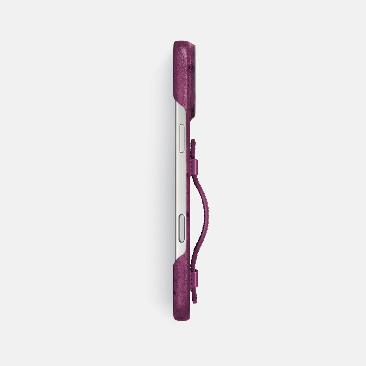Handle Case For iPhone 17 Pro Max In Ostrich -3 | Purple-Steel