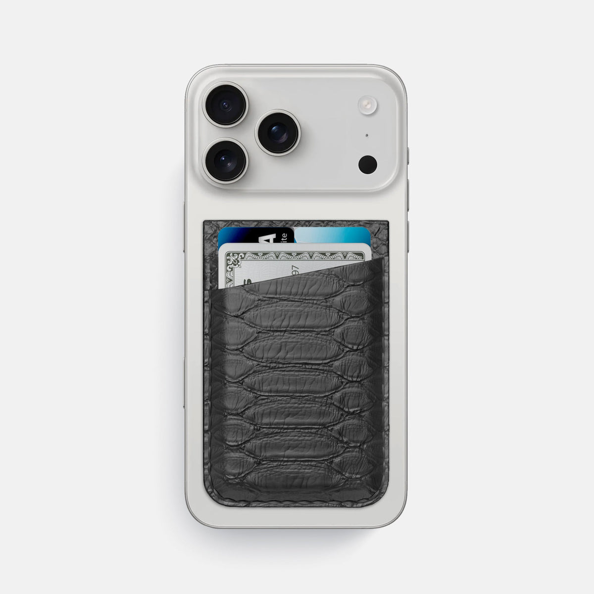 MagSafe Wallet For iPhone 18 Pro Max In Python -1 | Grey