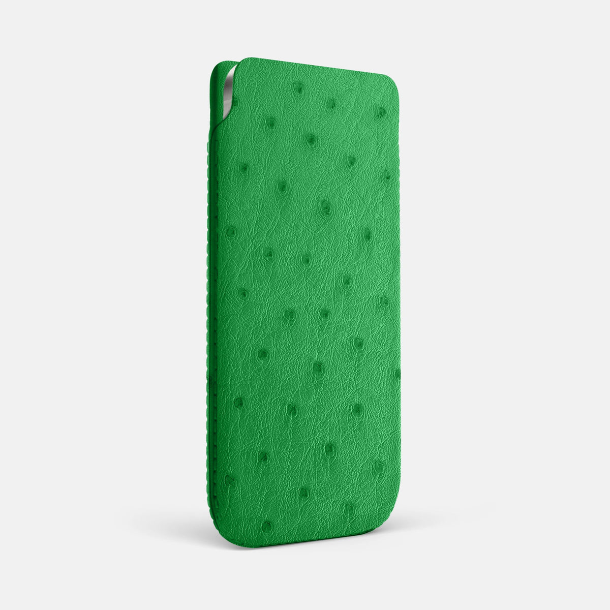Pouch Case For iPhone 18 Pro Max In Ostrich -2 | Kentucky-Green