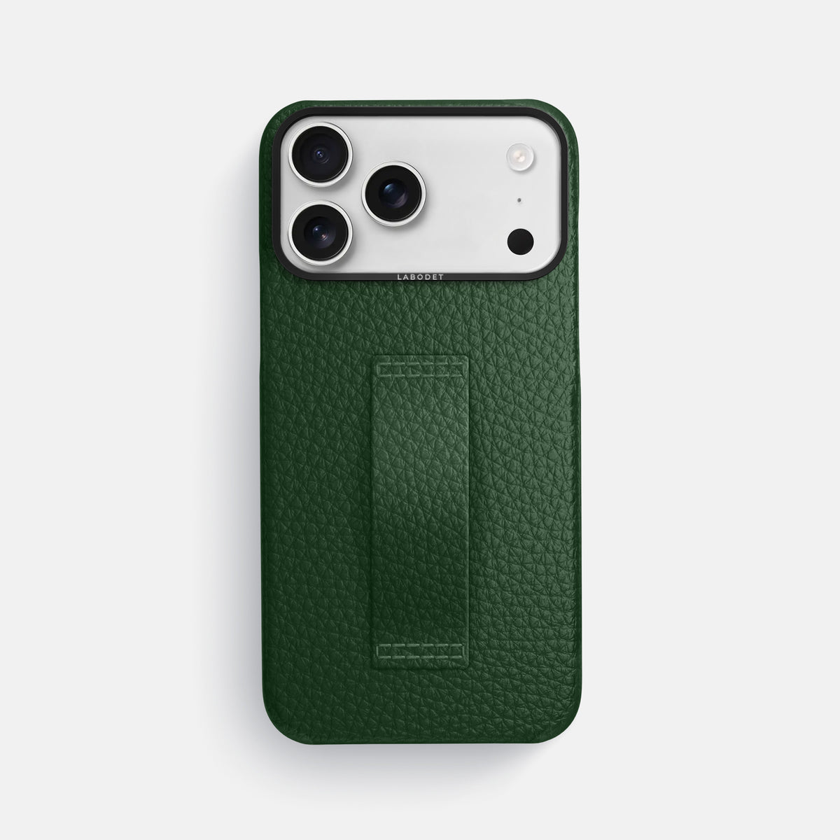 Finger Case For iPhone 17 Pro Max In Calf -1 | Dark-Green-Black