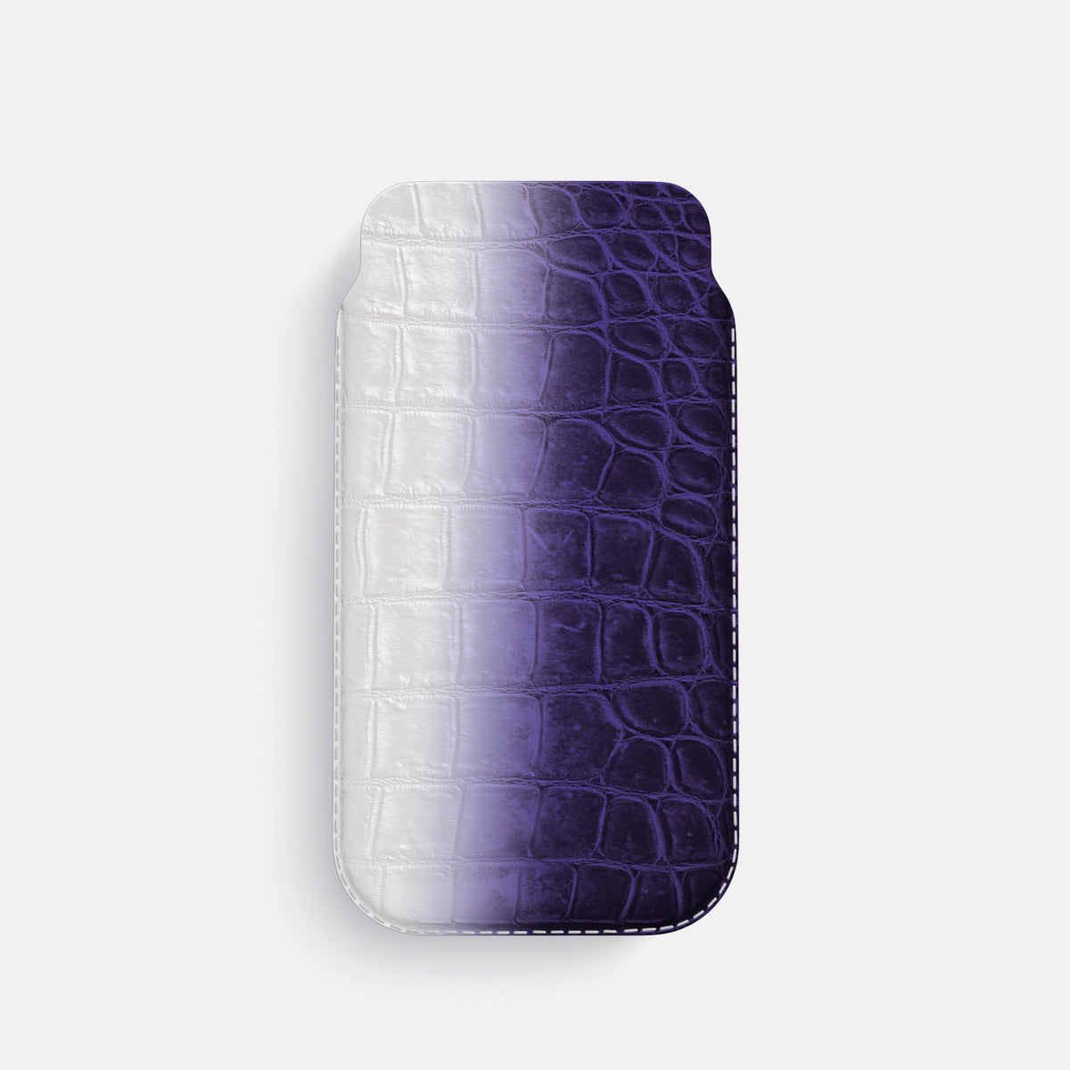Pouch Case For iPhone 17 Pro In Himalayan Crocodile